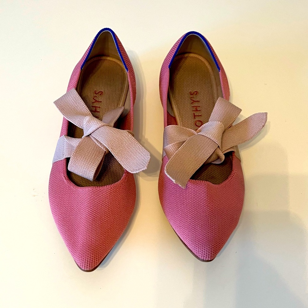 Rothy’s Mary Jane rosebud W9.5